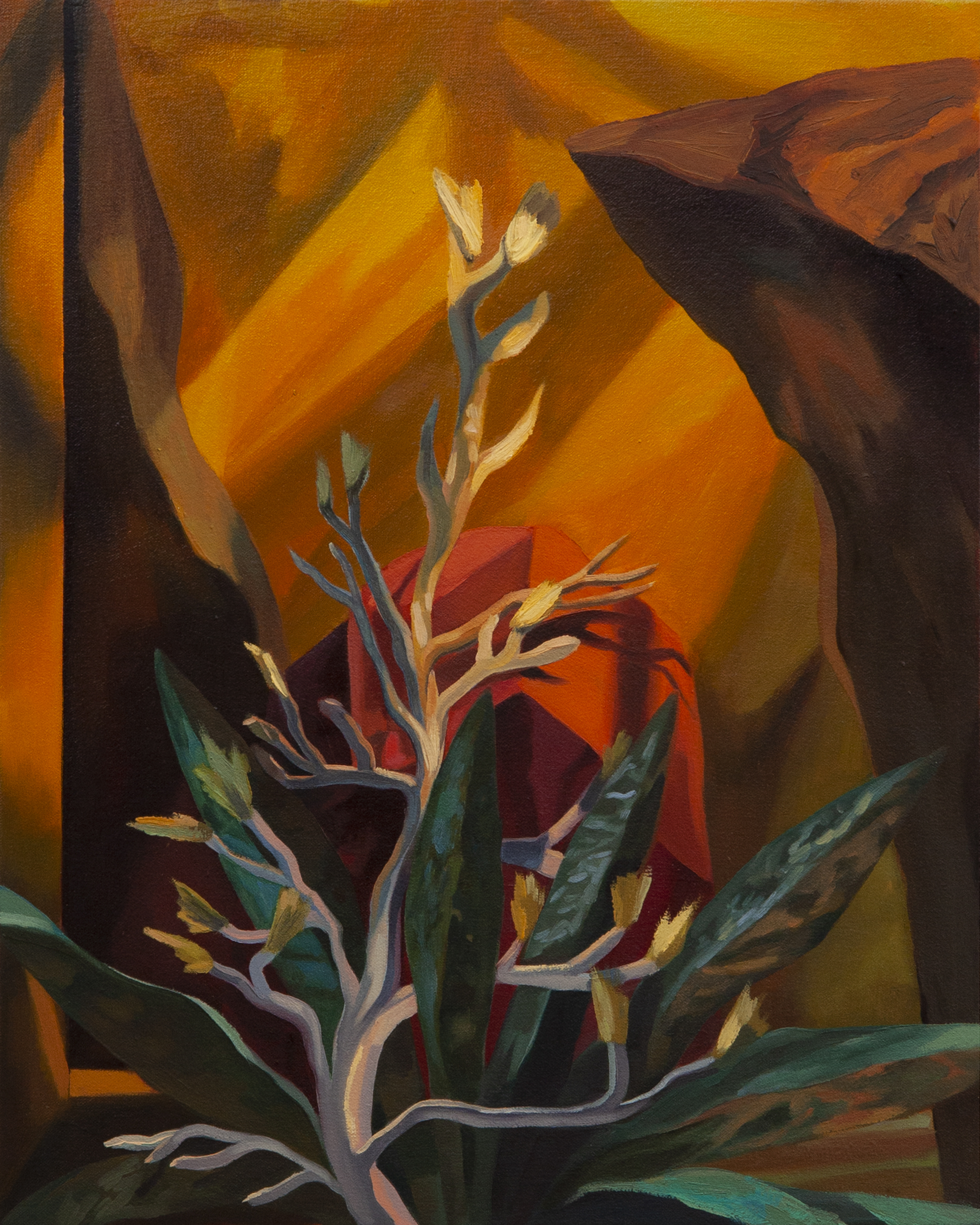 Rachel MacFarlane | Reaching | 2021 | Oil on Canvas on Panel