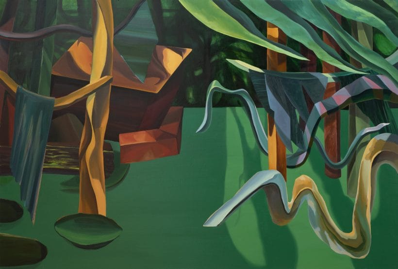 Rachel MacFarlane | Under the Bayou Canopy Waiting, Dreaming | 2020 | Oil on Canvas