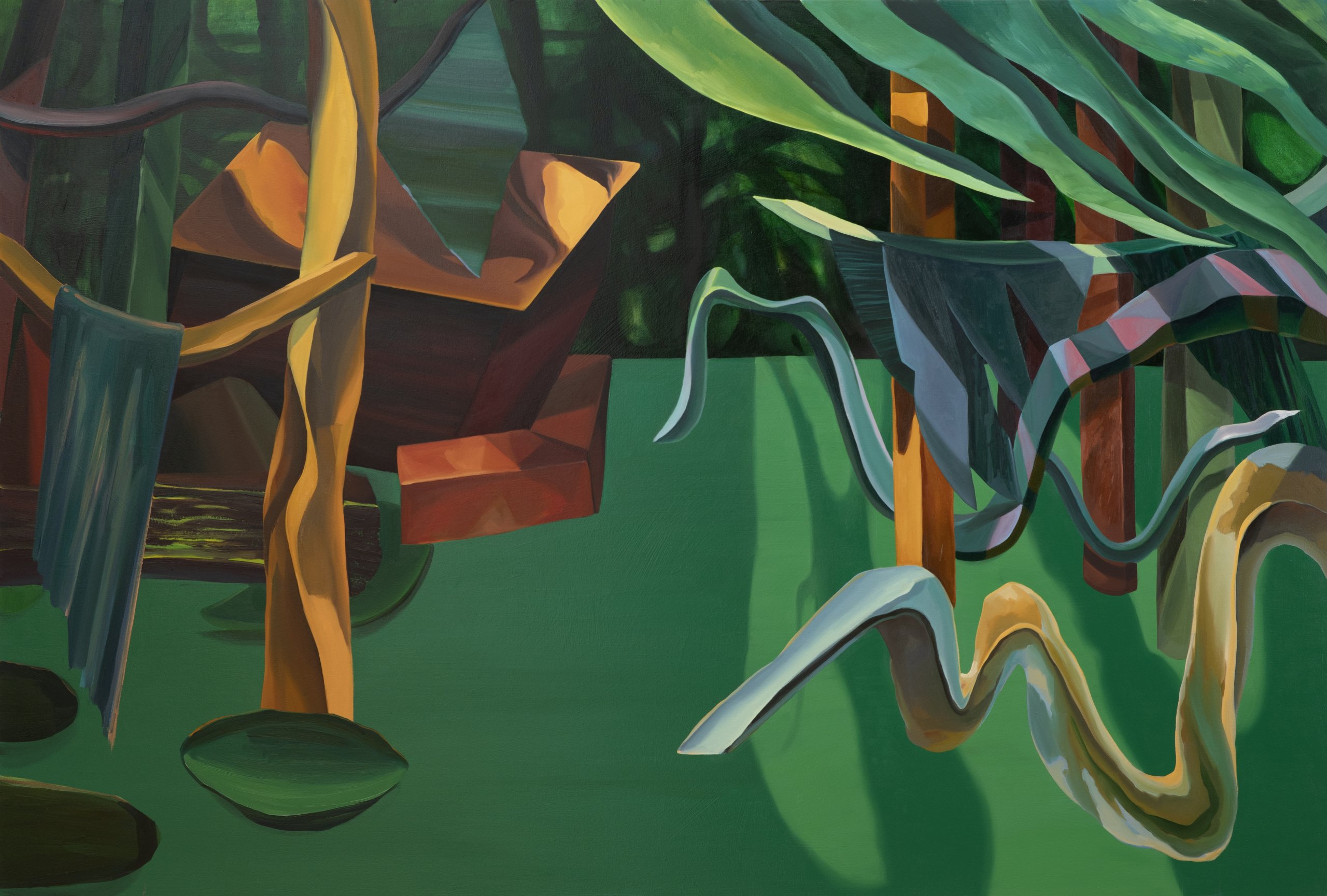 Rachel MacFarlane | Under the Bayou Canopy Waiting, Dreaming | 2020 | Oil on Canvas