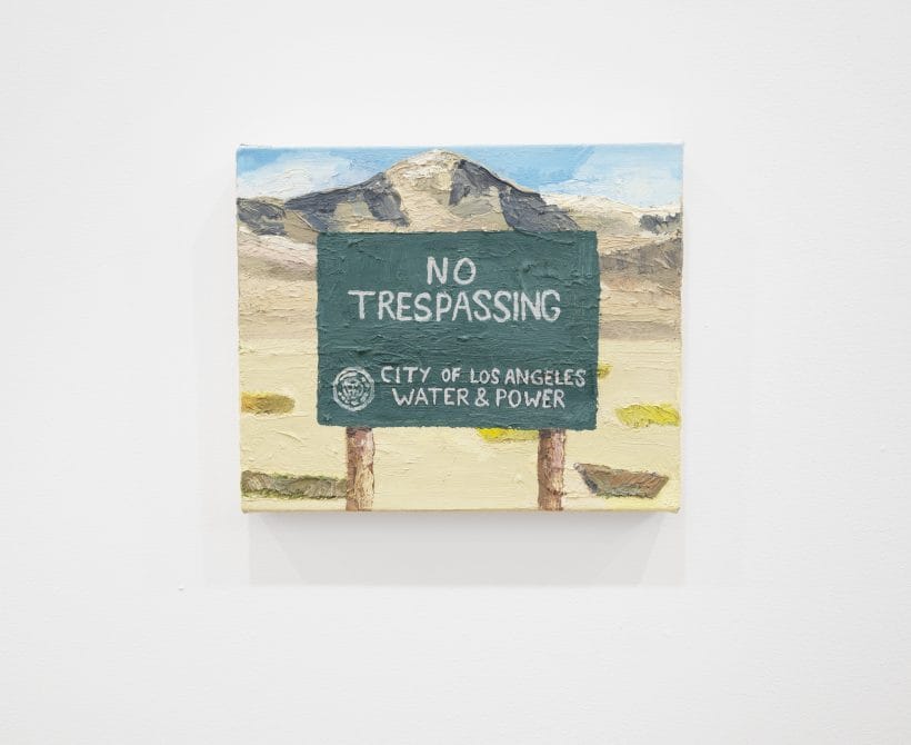 Sign Near Bishop / 2018 / Oil on Canvas / 10 x 12 in.
