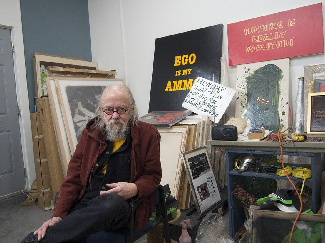 A photograph of the painter John Will