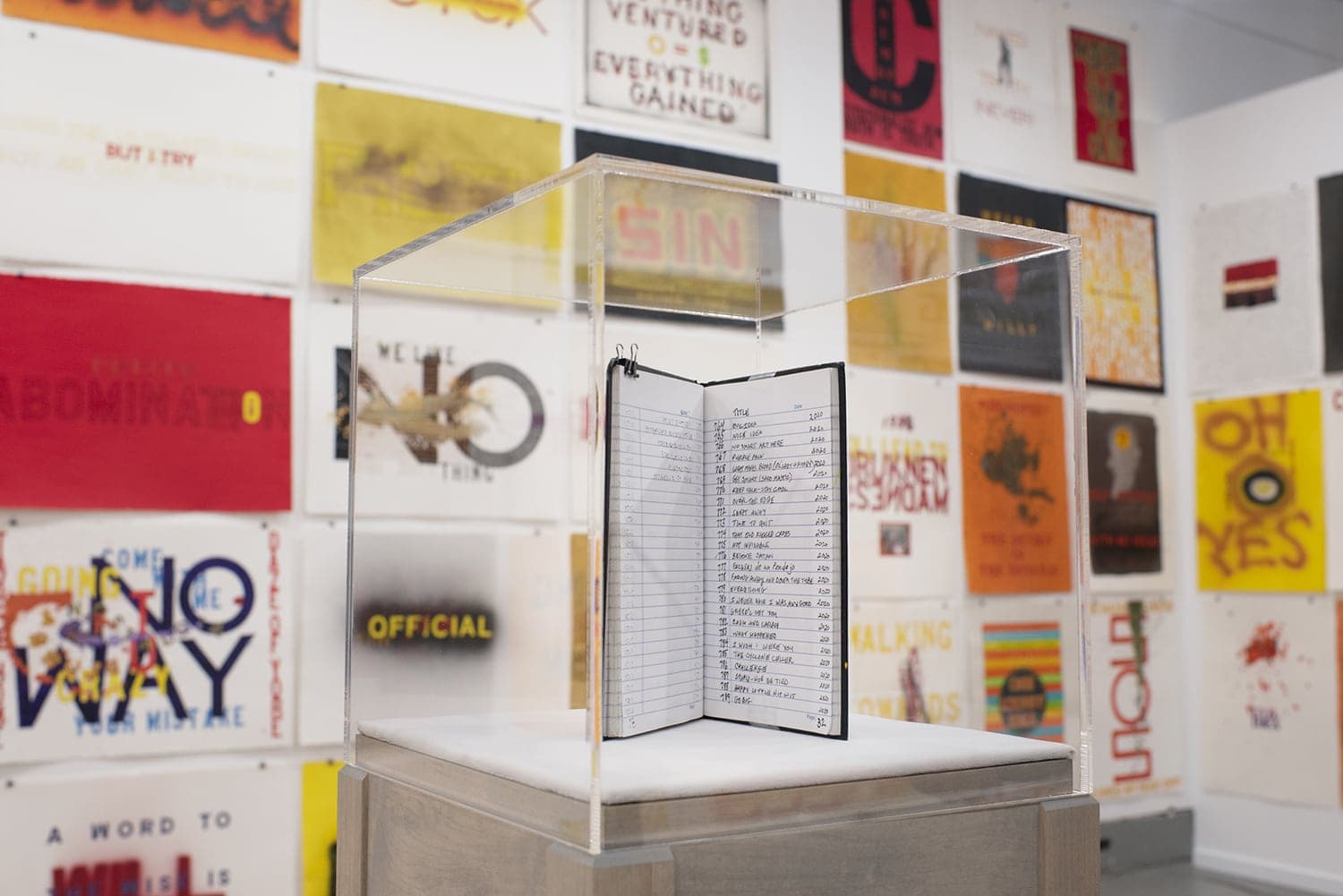 John Will Greed'l Get You encased notebook