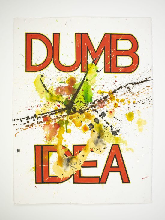 Dumb Idea | 2019 | mixed media on paper | 22 x 30 in.